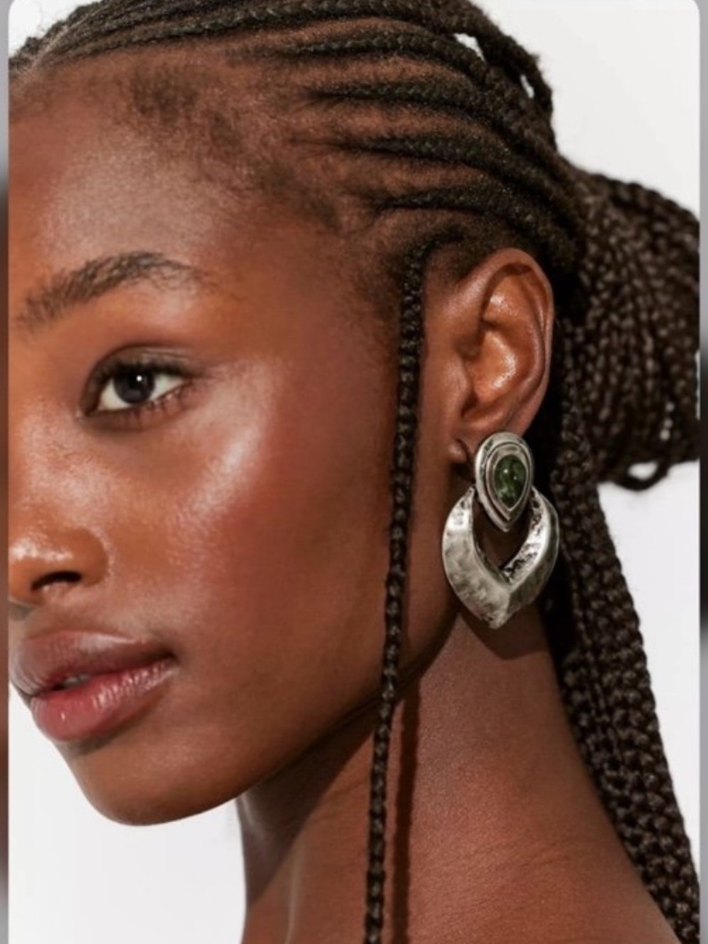 Cecila Statement Earrings Jade